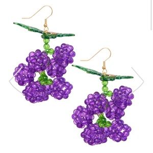 Susan Alexandra Grape Earrings